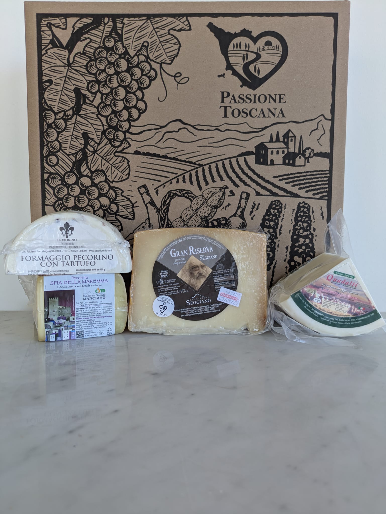 Cheese Tasting Box - PASSIONE TOSCANA