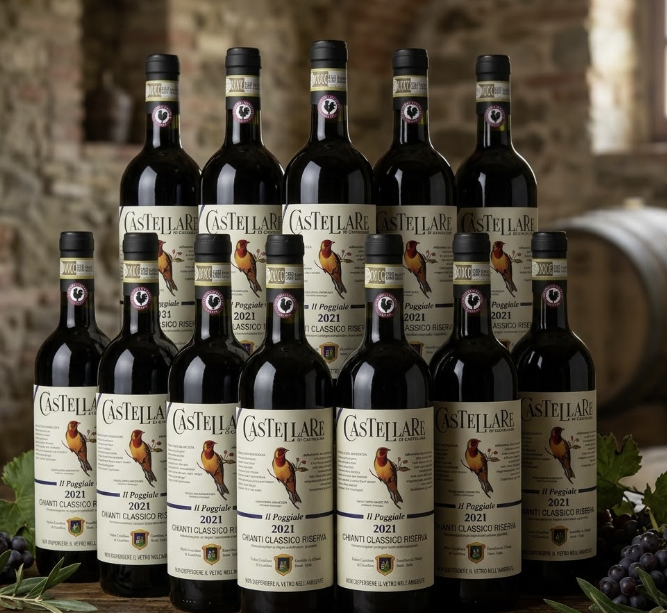 Chianti Classico DOCG Riserva Il Poggiale Castellare di Castellina 12 Bottles - PASSIONE TOSCANA