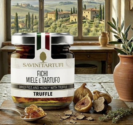 Dried Figs and Honey with Truffle Savini Tartufi - PASSIONE TOSCANA