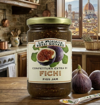 Extra Jam made from Tuscan Figs Apicoltura Rossi Novaro - PASSIONE TOSCANA