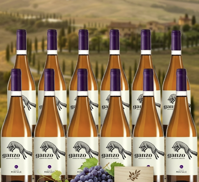 Ganzo Rosato Toscana IGT Podere Montale 12 bottles - PASSIONE TOSCANA