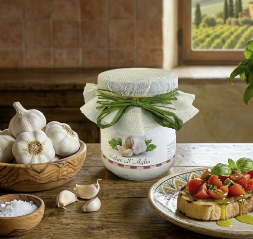 Garlic Sauce Antico Colle Fiorito - PASSIONE TOSCANA