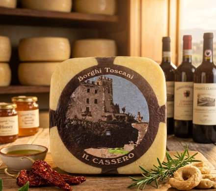 Il Cassero Caseificio Manciano 3,4 Kg Whole Wheel - PASSIONE TOSCANA