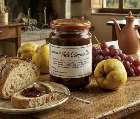 Jams of Quinces and Grapes Frateria San Benedetto - PASSIONE TOSCANA