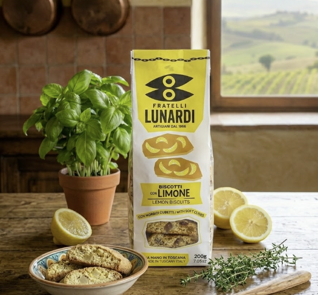 Lemon Biscuits Fratelli Lunardi - PASSIONE TOSCANA