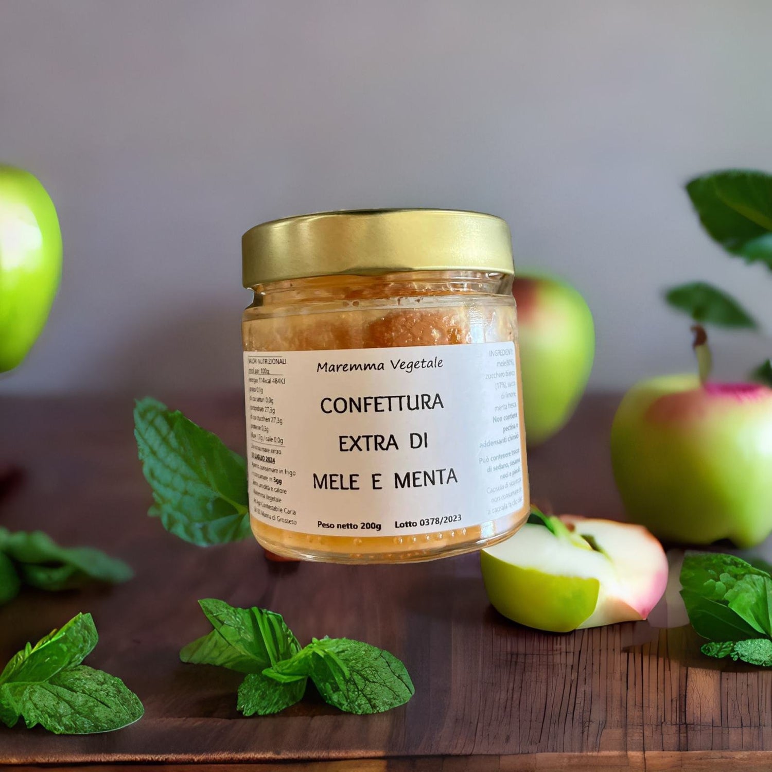 Apple and Mint jam Maremma Vegetale