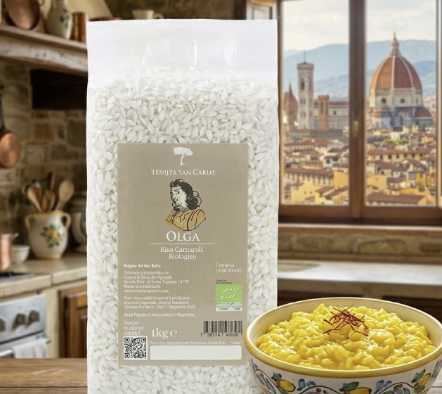 Olga Carnaroli Rice 1kg Tenuta San Carlo - PASSIONE TOSCANA