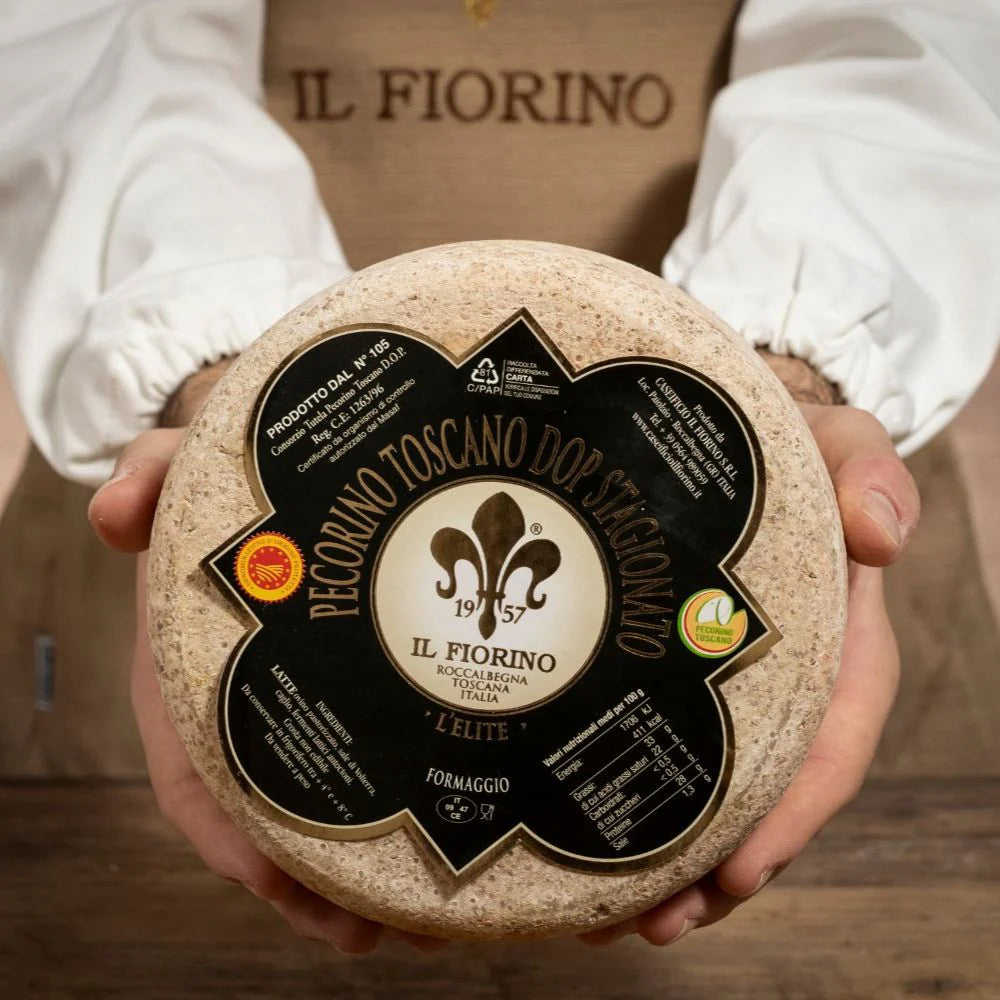 Whole Wheel of Pecorino Toscano DOP Stagionato Caseificio Il Fiorino - PASSIONE TOSCANA