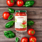 Organic Tomato and Basil Sauce La Selva Organic Farm - PASSIONE TOSCANA