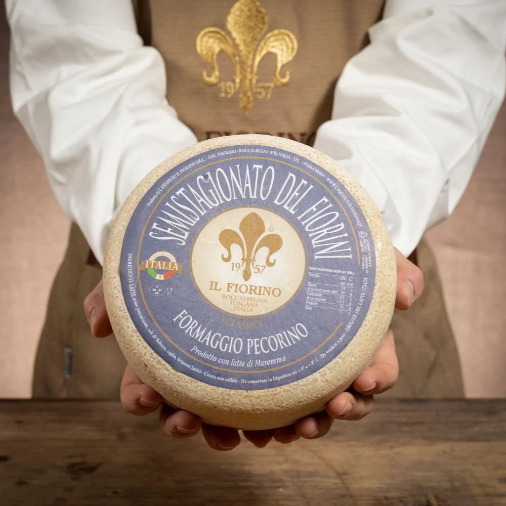 Whole Wheel of Pecorino Semistagionato del Fiorini Caseificio Il Fiorino - PASSIONE TOSCANA