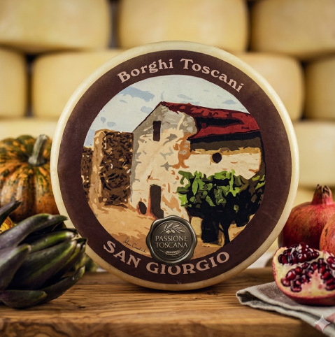 San Giorgio Caseificio Manciano 2,2Kg Whole Wheel - PASSIONE TOSCANA
