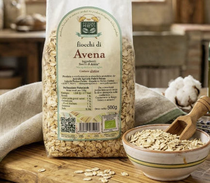 Organic Oat Flakes Podere Pereto 500gr x24