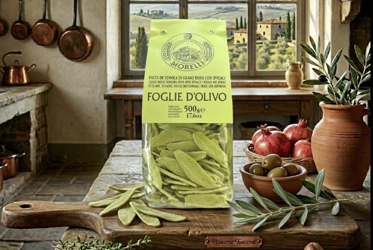 Spinach olive leaves Pasta Morelli - PASSIONE TOSCANA