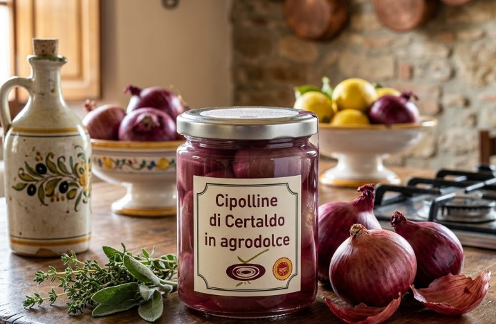 Sweet and sour Certaldo onions Consorzio Cipolla di Certaldo - PASSIONE TOSCANA