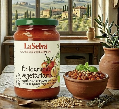 Vegetarian Bolognese sauce La Selva Organic Farm - PASSIONE TOSCANA
