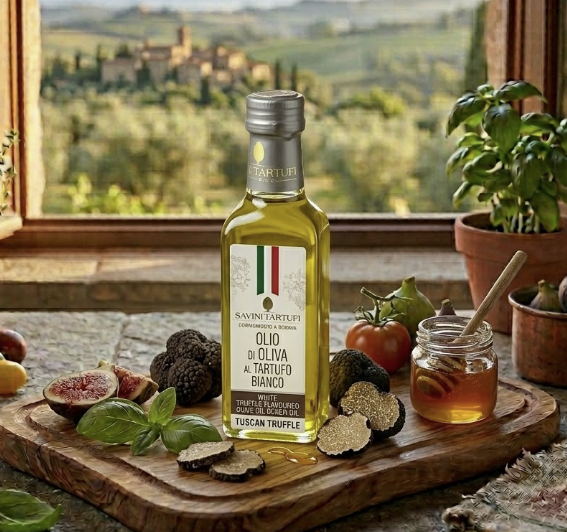 White Truffle Olive Oil   Savini Tartufi - PASSIONE TOSCANA