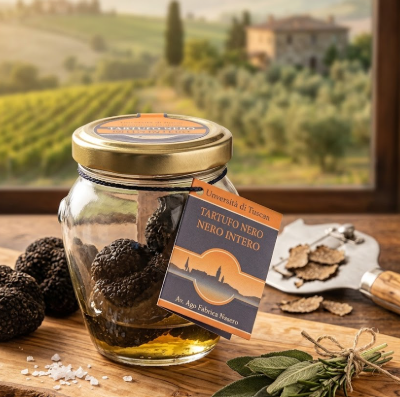 Whole Summer Black Truffle in Jar 25gr x12