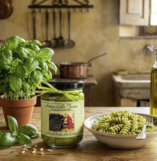 Basil pesto with pecorino Antico Colle Fiorito - PASSIONE TOSCANA