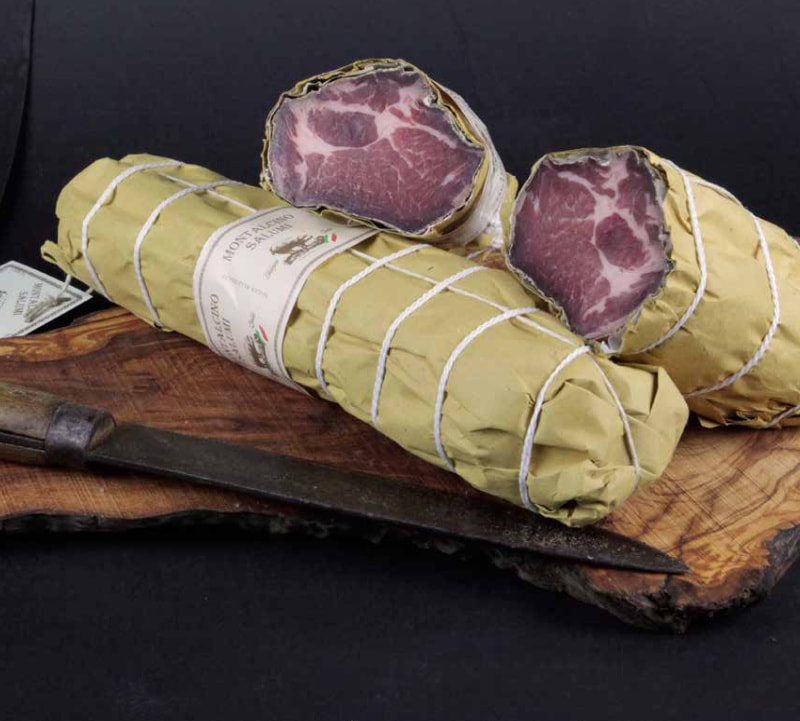 capocollo montalcino cured meat