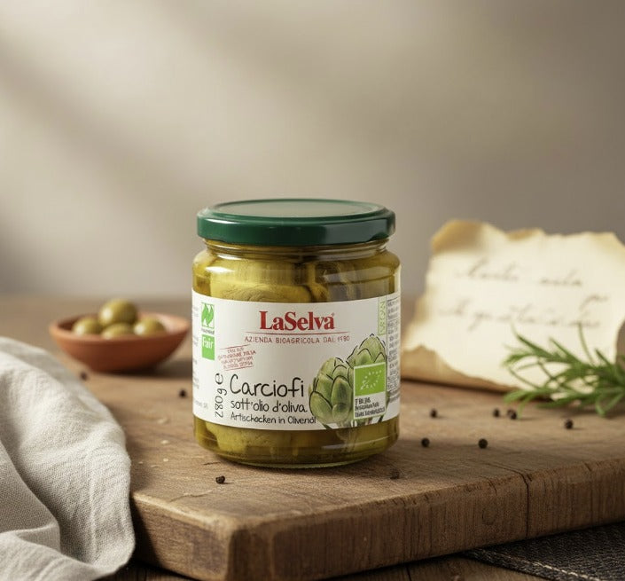 Artichokes in olive oil La Selva Organic Farm - PASSIONE TOSCANA