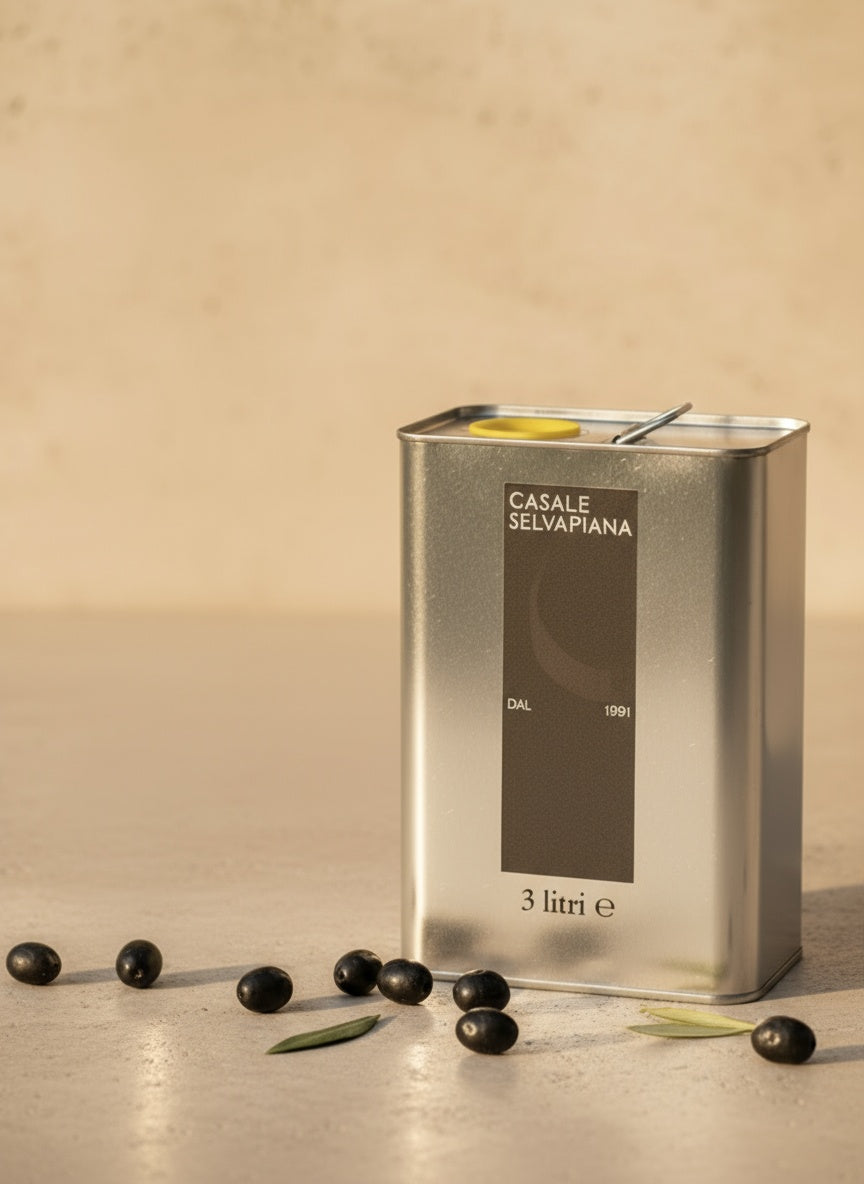 Tuscan extra virgin olive oil 3L Casale Selvapiana - PASSIONE TOSCANA