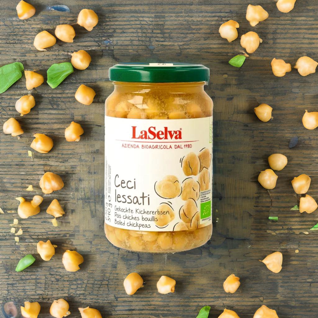 Organic Boiled Chickpeas La Selva Organic Farm - PASSIONE TOSCANA