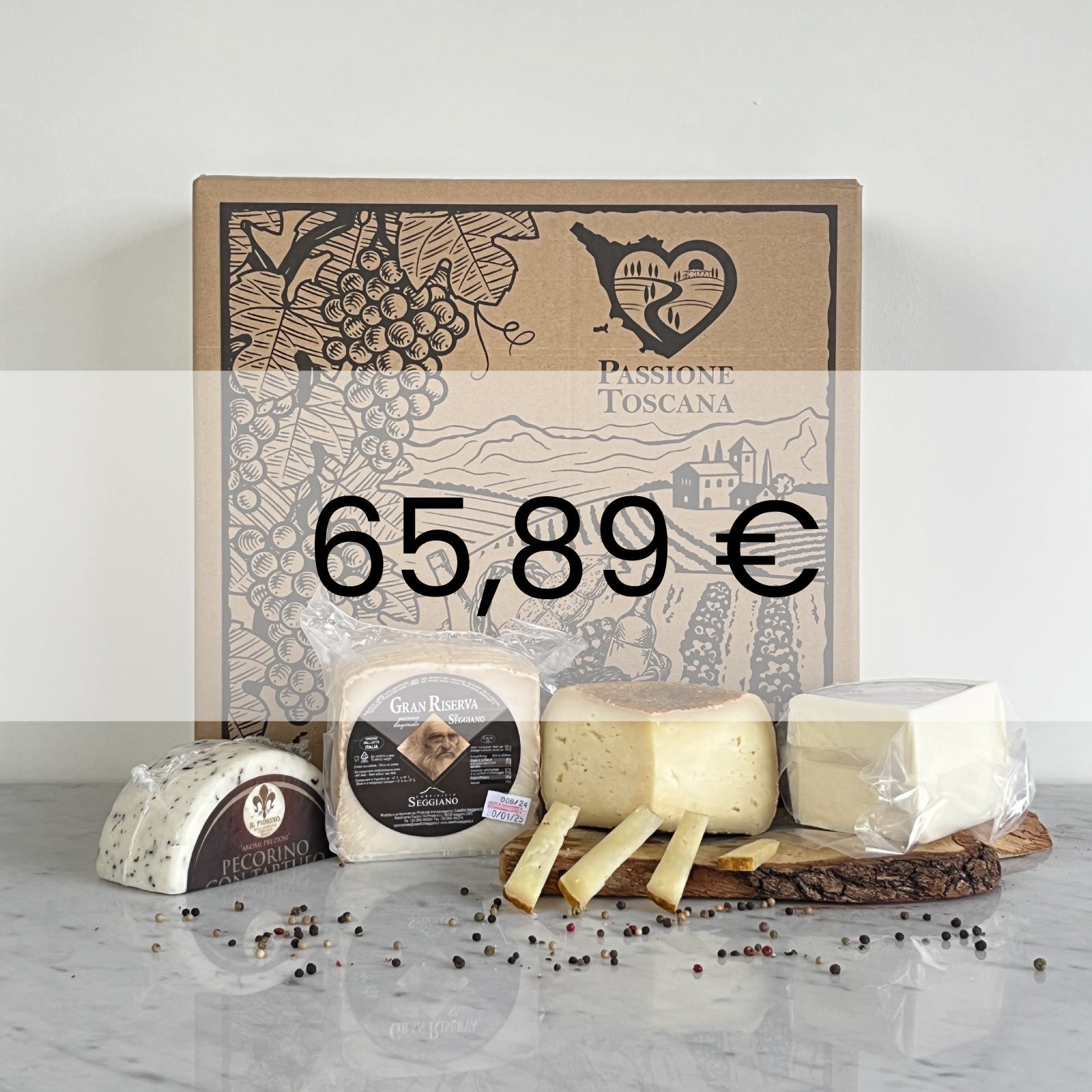 Cheese Tasting Box - PASSIONE TOSCANA