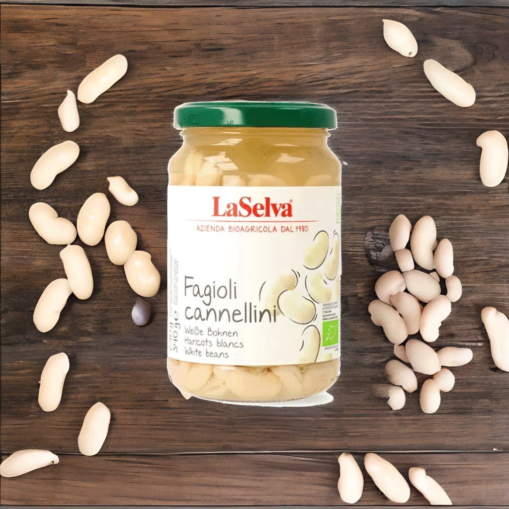 Organic Cannellini Beans Boiled La Selva Organic Farm - PASSIONE TOSCANA