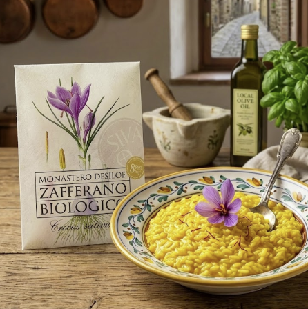 Saffron of Siloe BIO Monastero di Siloe - PASSIONE TOSCANA