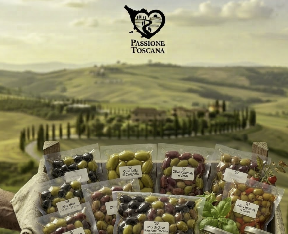 Box of Olives mix from Tuscany  – Vegetables from Tuscany