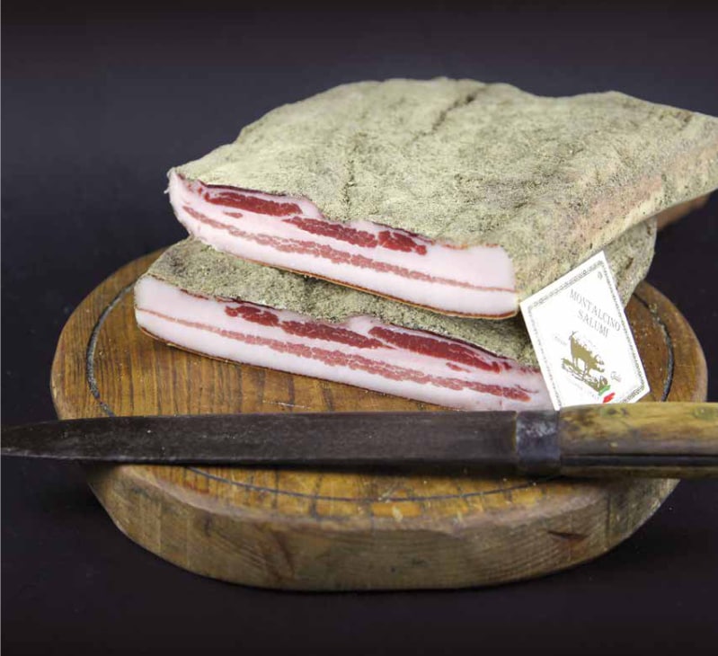 pancetta tesa montalcino salumi cured meat