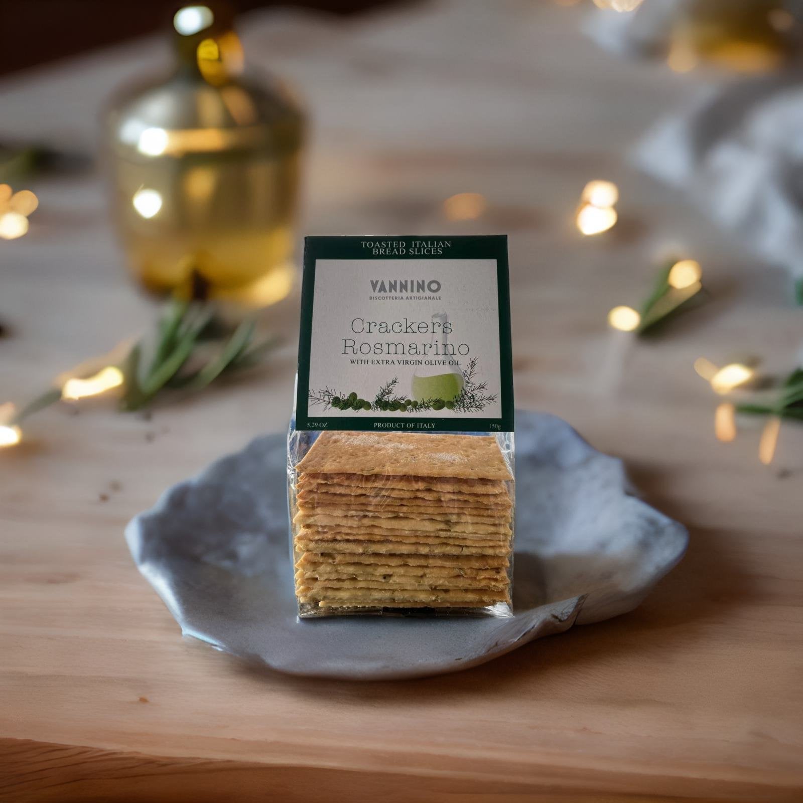 Rosemary Crackers Biscotteria Vannino - PASSIONE TOSCANA