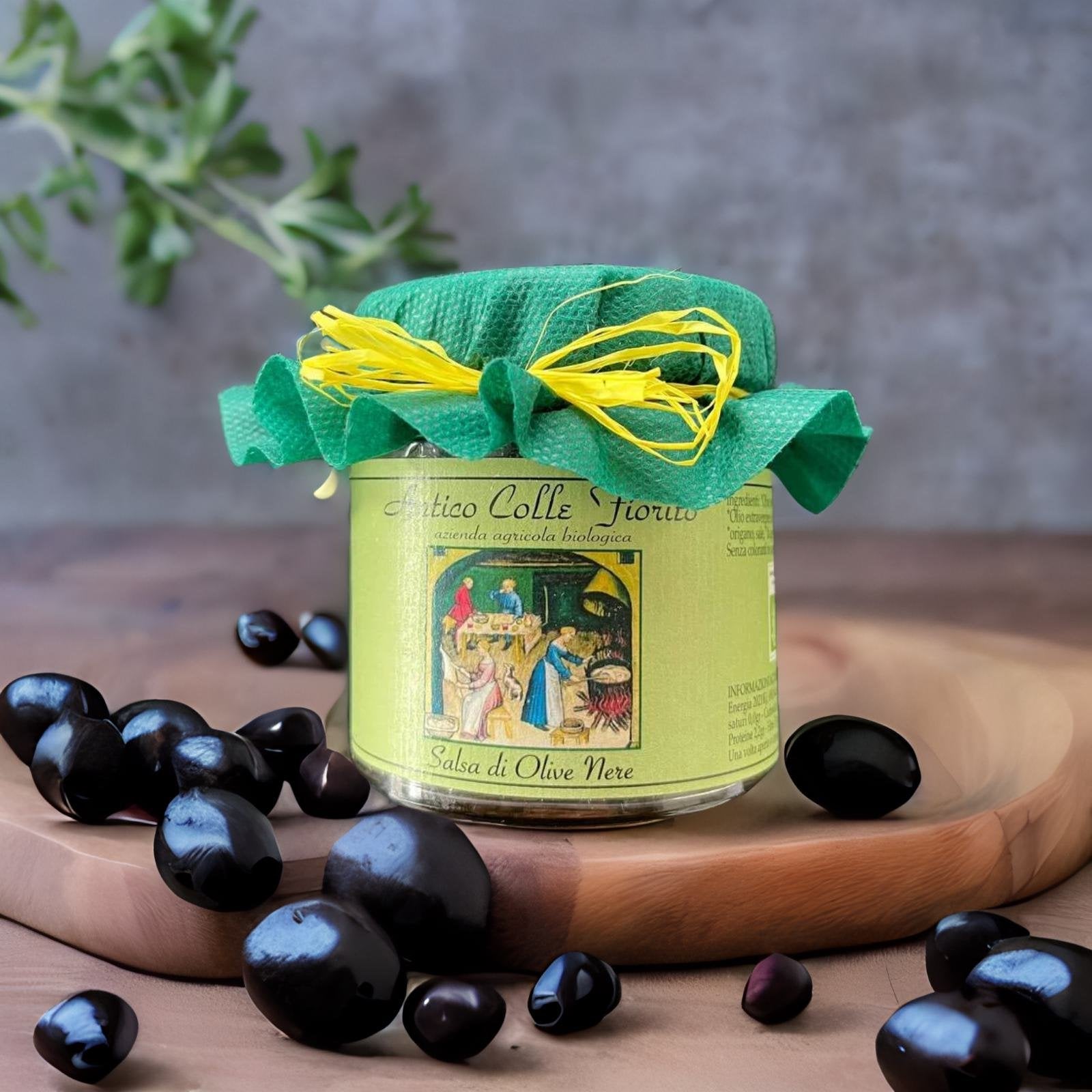 Black Olive Sauce Antico colle Fiorito - PASSIONE TOSCANA