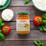 Tomato pesto with organic ricotta cheese La Selva Organic Farm - PASSIONE TOSCANA