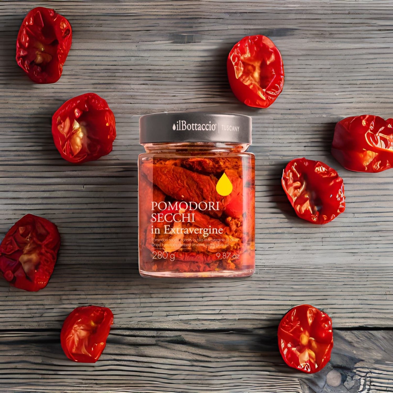 Dried Tomatoes in Extra Virgin Olive Oil