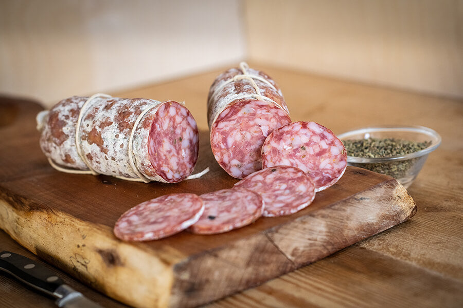 ruffiana piccola grigio casentino cured meat