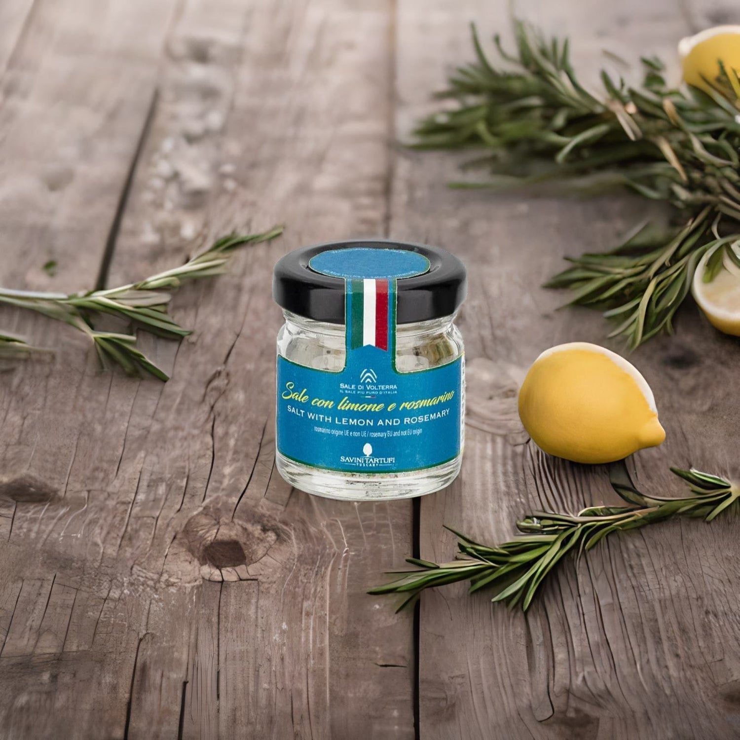 Lemon and rosemary salt Savini Tartufi - PASSIONE TOSCANA