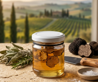 Black Truffle Honey from Pienza Simone Fabrizzi 35gr x12